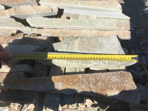 Горбушка златолит золотистый для облицовки купить в Горнозаводске