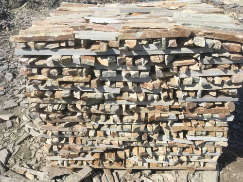 Горбушка златолит золотистый для облицовки купить в Горнозаводске