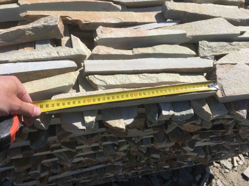 Горбушка златолит золотистый для облицовки купить в Горнозаводске