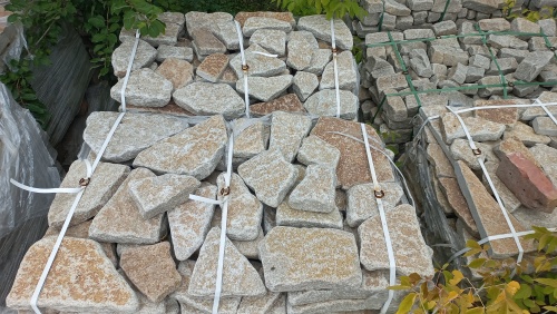 Гранитный плитняк галтованный для парковки купить в Горнозаводске